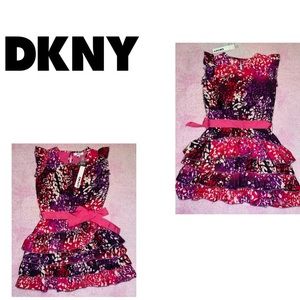 *NWT* 👗DKNY kids Girls Flare Dress Size M👗